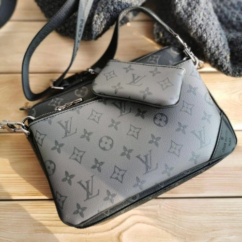 Мужская сумка Louis Vuitton A104272 черная 24/18 см фото-3