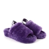 Угги тапочки женские UGG Women Slippers Fluff Yeah Slide Violet Bloom фото-1