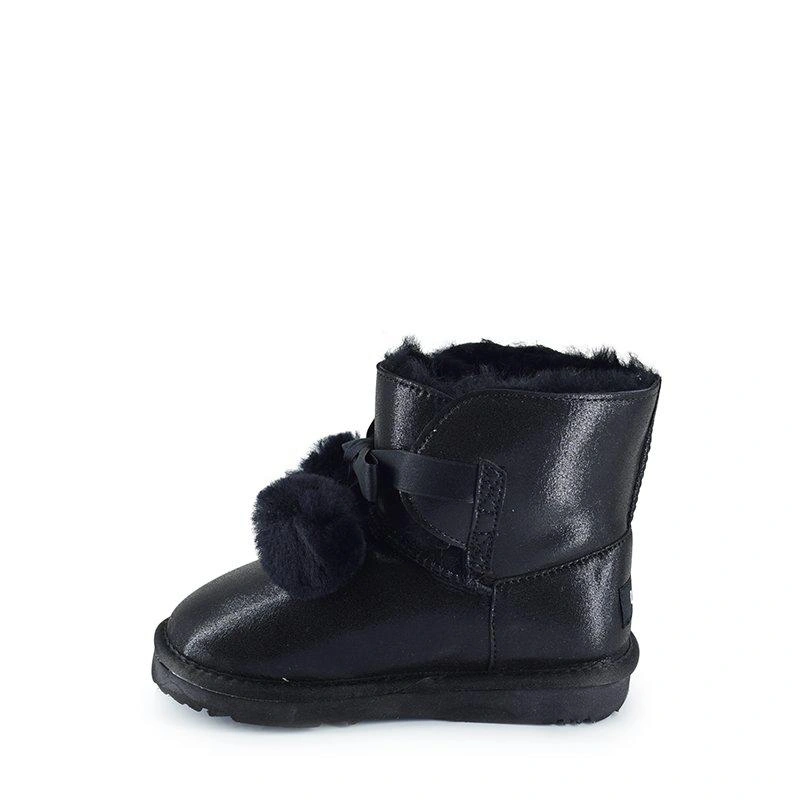 Угги детские UGG Kids Gita Metallic Black фото-2