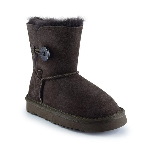 Угги детские UGG Kids Bailey Button II Chocolate фото-5