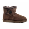 Угги женские ботинки UGG Mini Bailey Button Chocolate фото-1