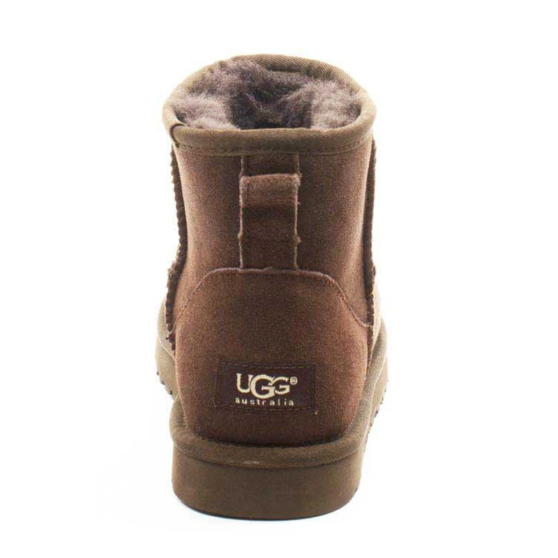 Угги женские ботинки UGG Mini Classic Chocolate фото-3