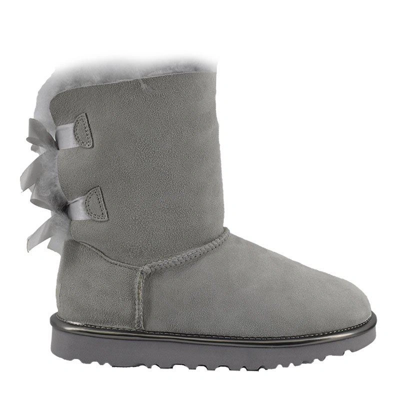 Угги женские UGG II Bailey Bow Metallic Geyser