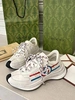 Кроссовки Gucci Run Leather Vintage A105216 White фото-1