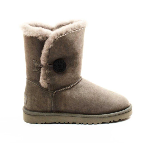 Угги женские ботинки UGG Bailey Button Grey