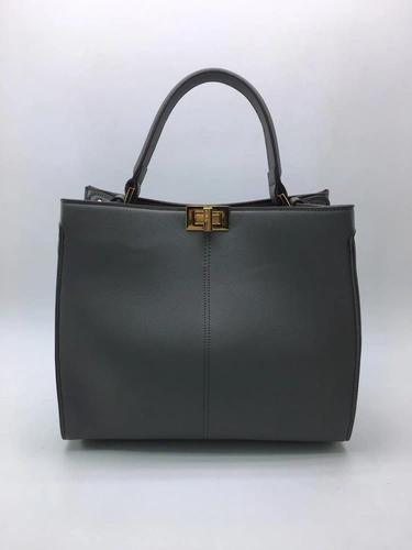 Женская сумка Fendi 32×28 серая