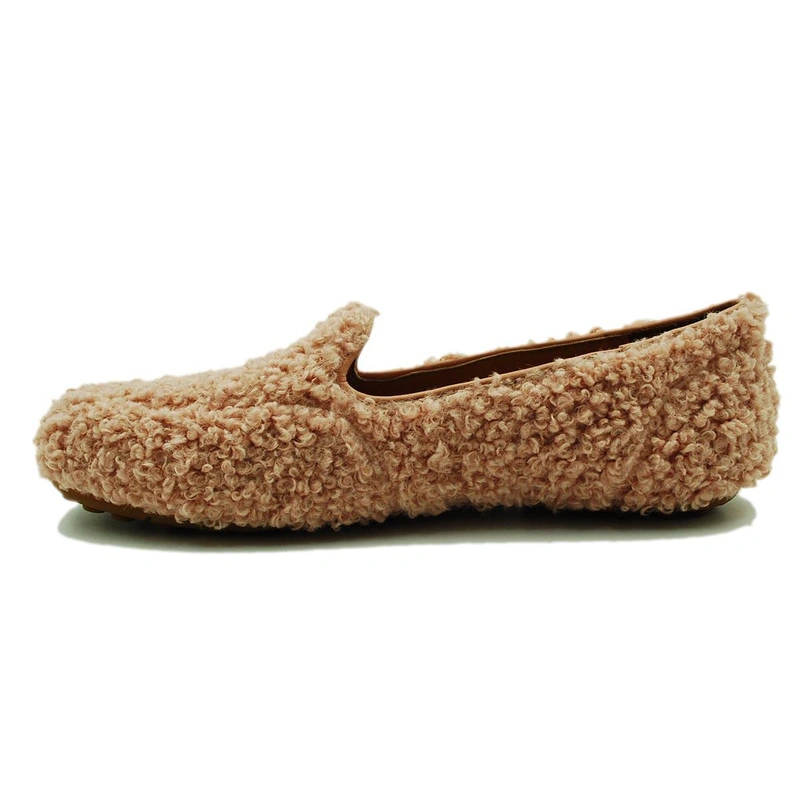 Угги женские мокасины UGG Hailey Fluff Loafers Chestnut фото-6