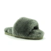 Угги тапочки женские UGG Fluff Slide Slippers Grey фото-1