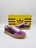 Кеды Adidas Gazelle x Gucci A108653 Lilac фото-1