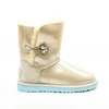 Угги детские ботинки UGG Bailey Button I Do Metallic White фото-1