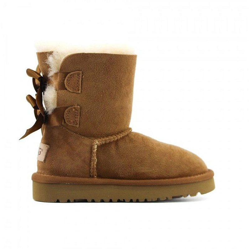 Угги детские UGG Kids Bailey Bow II Chestnut фото-4