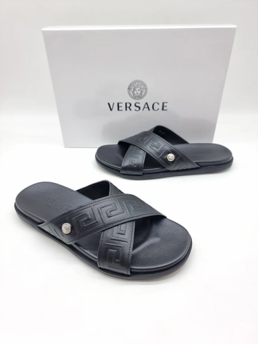 Шлёпанцы мужские Versace Greca A109932 Black