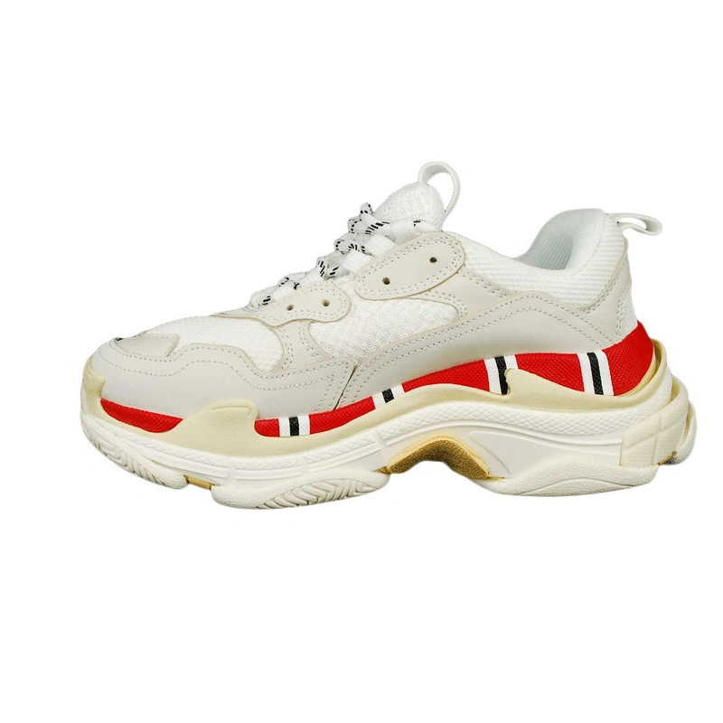 Кроссовки Balenciaga x Gucci Triple S (656277) White фото-6