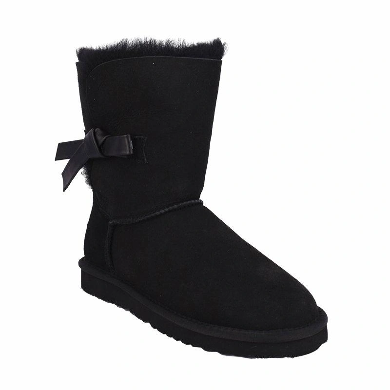 Угги женские UGG Classic Knot Black фото-4