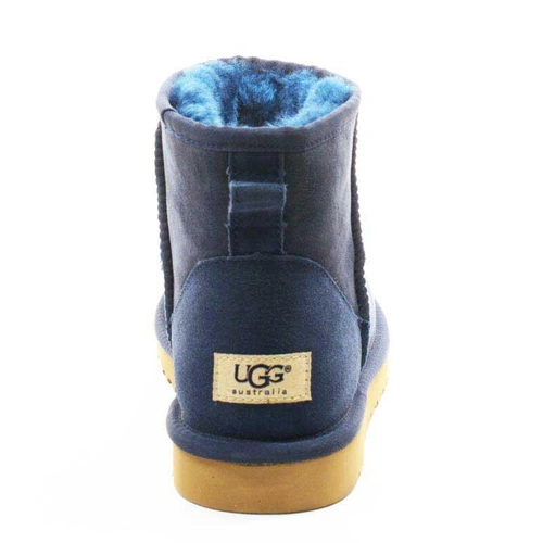 Угги женские ботинки UGG Mini Classic Navi фото-3