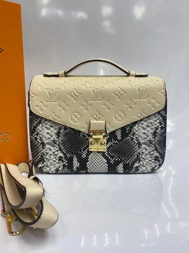 Женская сумка-планшет Louis Vuitton комбинированная 25/18/8 A65388