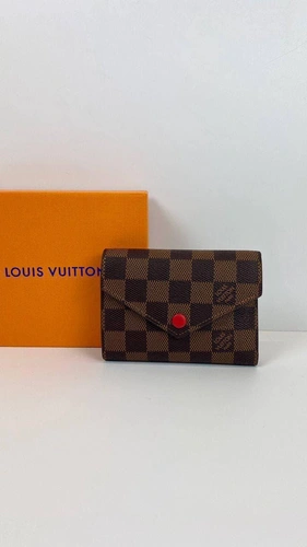 Кошелек Louis Vuitton премиум-люкс коричневый 12/9,5/2 A64316