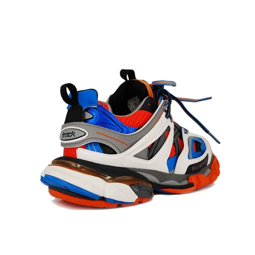 Кроссовки Balenciaga Trainers Track Low-Top Orange Blue фото-7