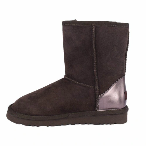 Угги женские UGG Classic Short II Metallic Slate фото-5