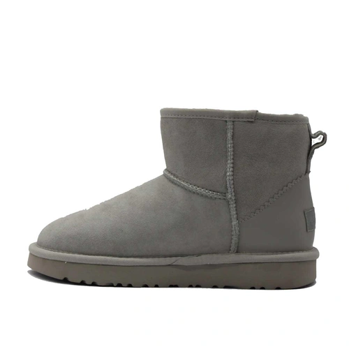 Угги женские ботинки UGG II Mini Classic Grey фото-3