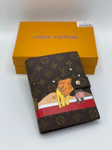 Женский бумажный органайзер (еженедельник) Louis Vuitton из канвы Monogram коричневый 19/14 см