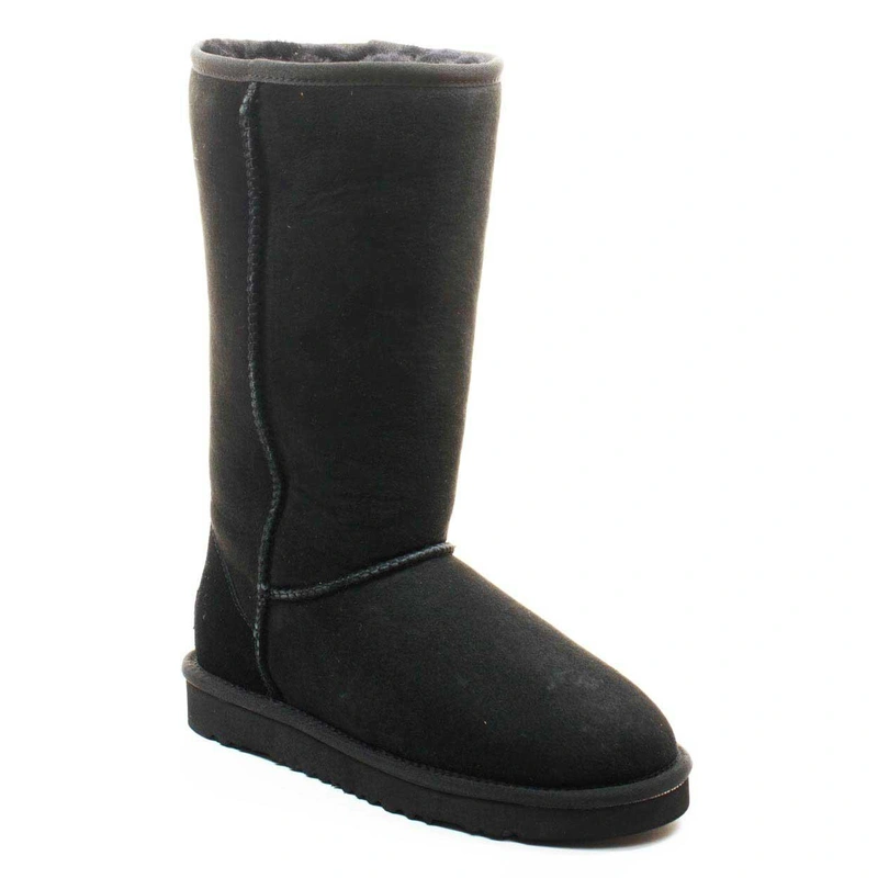 Угги женские сапоги UGG Classic Tall Black фото-2