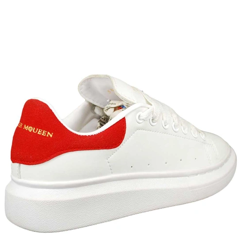 Кроссовки Alexander McQueen Oversized Larry White Red фото-2