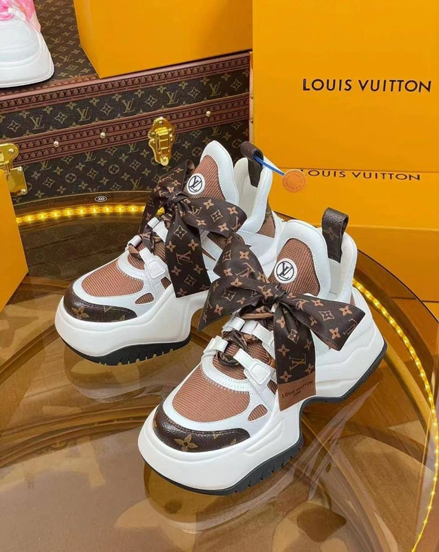 Кроссовки женские Louis Vuitton Archlight 2.0 1ABHZX-23 Brown/White фото-4