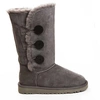 Угги женские сапоги UGG Triplet Bailey Button Grey фото-1