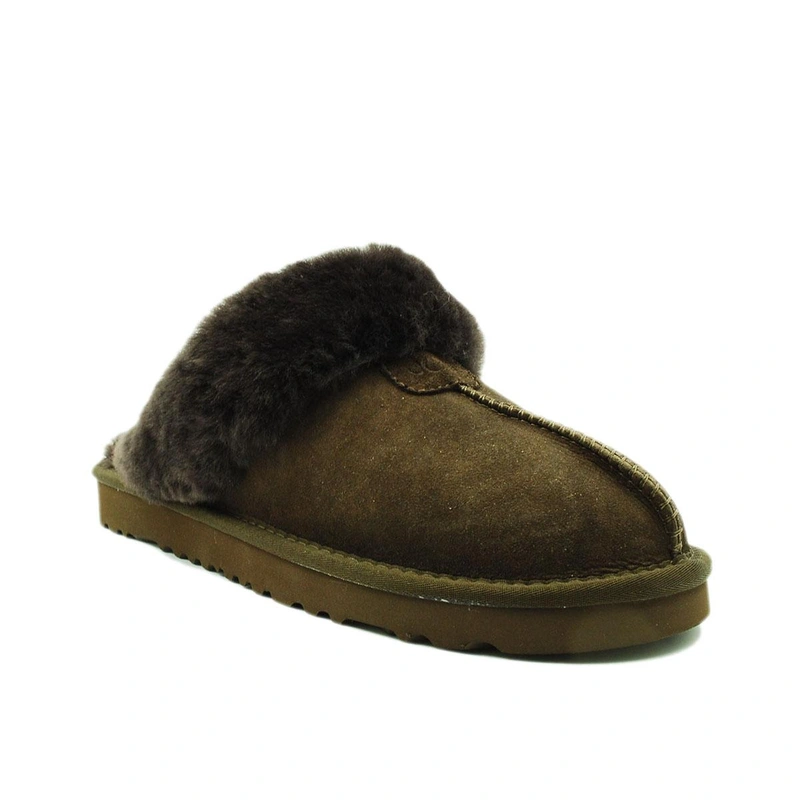 Угги тапочки UGG Slippers Scufette Chocolate фото-2