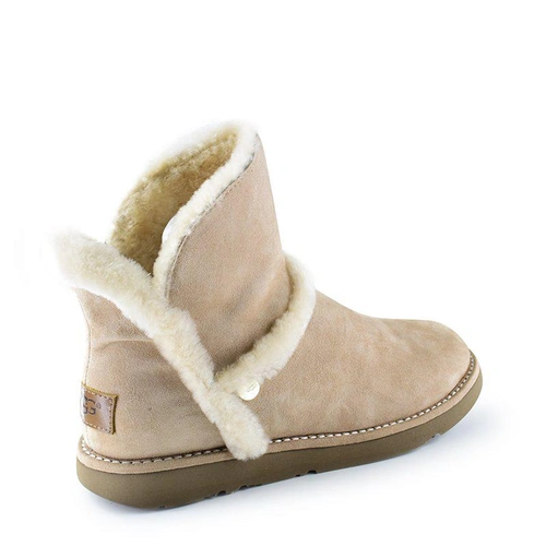 Угги женские ботинки UGG Luxe Spill Seam Mini Boot Fawn фото-3