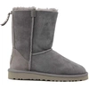 Угги женские сапоги UGG Zip Grey фото-1