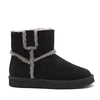 Угги женские ботинки UGG Mini Spill Seam Boot Black фото-1