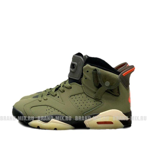 Кроссовки Nike Air Jordan 6 Travis Scott «Cactus Jack» Khaki