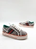 Кеды Gucci Tennis коричневые коллекция 2021-2022 фото-1