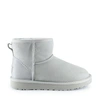 Угги женские мини UGG Classic Mini II Metallic Grey фото-1