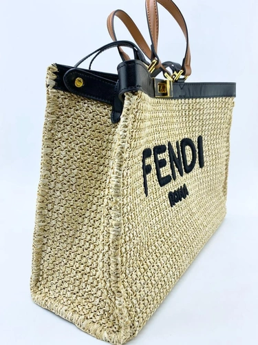 Женская сумка Fendi бежевая A58735 фото-2