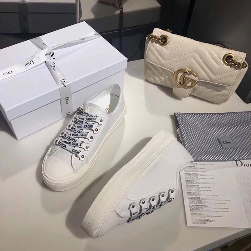 Кеды Christian Dior белые коллекция 2021-2022 A62795 фото-3