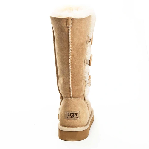 Угги женские сапоги UGG Triplet Bailey Button Sand фото-3