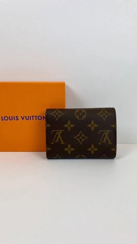 Кошелек Louis Vuitton премиум-люкс коричневый 12/9,5/2 A64334 фото-3