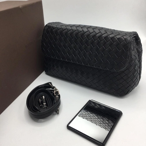 Сумка Bottega Veneta Olimpia Small Intrecciato 25 x 14 Black