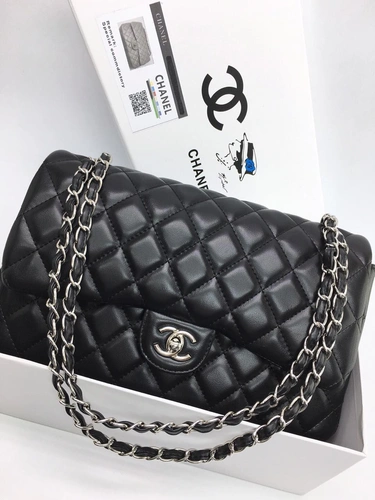 Женская сумка Chanel 30x19x10 черная A53960