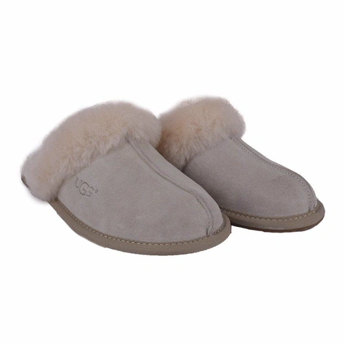 Угги тапочки женские UGG Slippers Scuffette II Sand фото-4