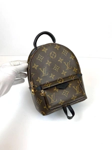 Женский рюкзак Louis Vuitton премиум-люкс коричневый 22/15/18 фото-