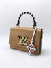 Женская кожаная сумка Louis Vuitton коричневая A51004 фото-1