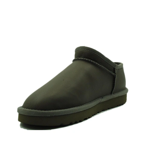 Угги женские ультра мини UGG Ultra Mini Tasman Metallic Grey фото-3