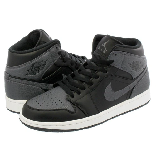 Кроссовки Nike Air Jordan 1 Retro BlackSoft Grey фото-2