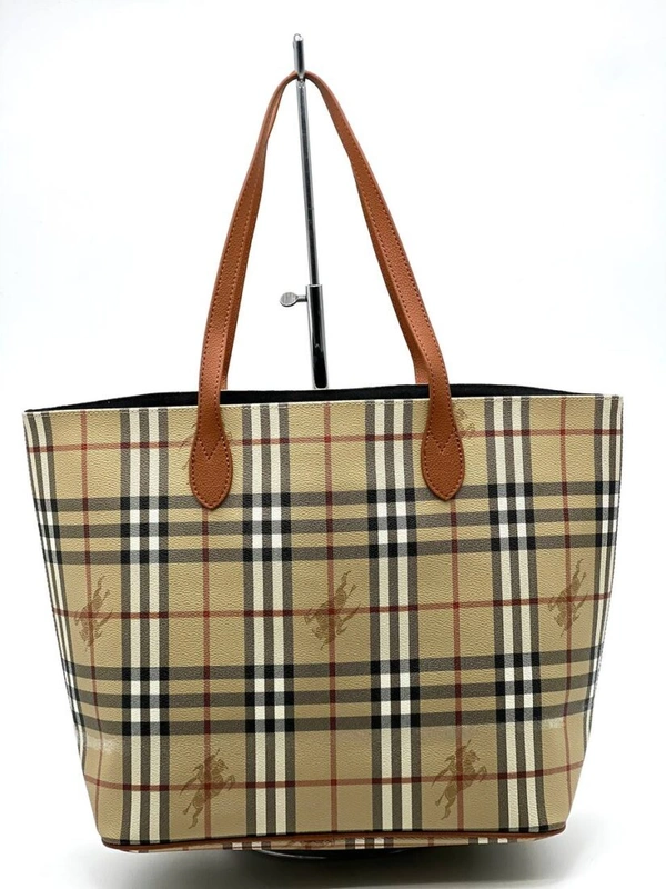 Сумка Burberry A106493 из канвы коричневая