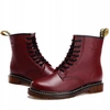 Мартинсы ботинки Dr Martens 1460 Glany бордовые фото-1