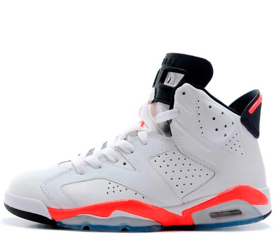 Кроссовки Nike Air Jordan 6 Retro White/Infared-Black